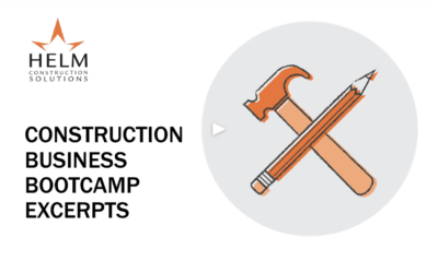 Construction Business Bootcamp Available January 3