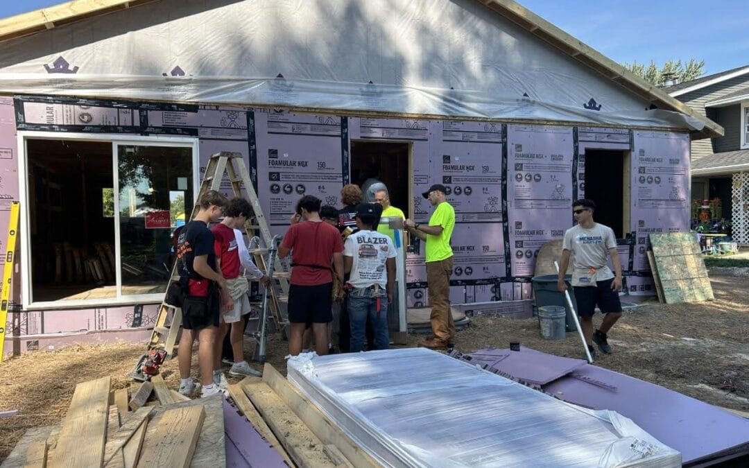 An Update Habitat for Humanity’s Youth Build with Menasha High School Students